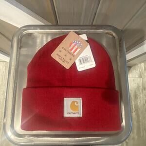 Carhartt Crimson Red Beanie